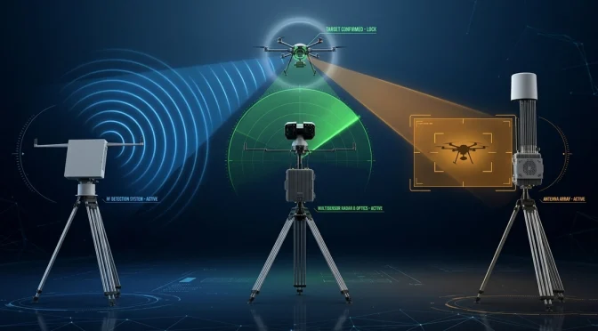 RF detection vs radar vs optical sensors which counter-drone technology fits your site?