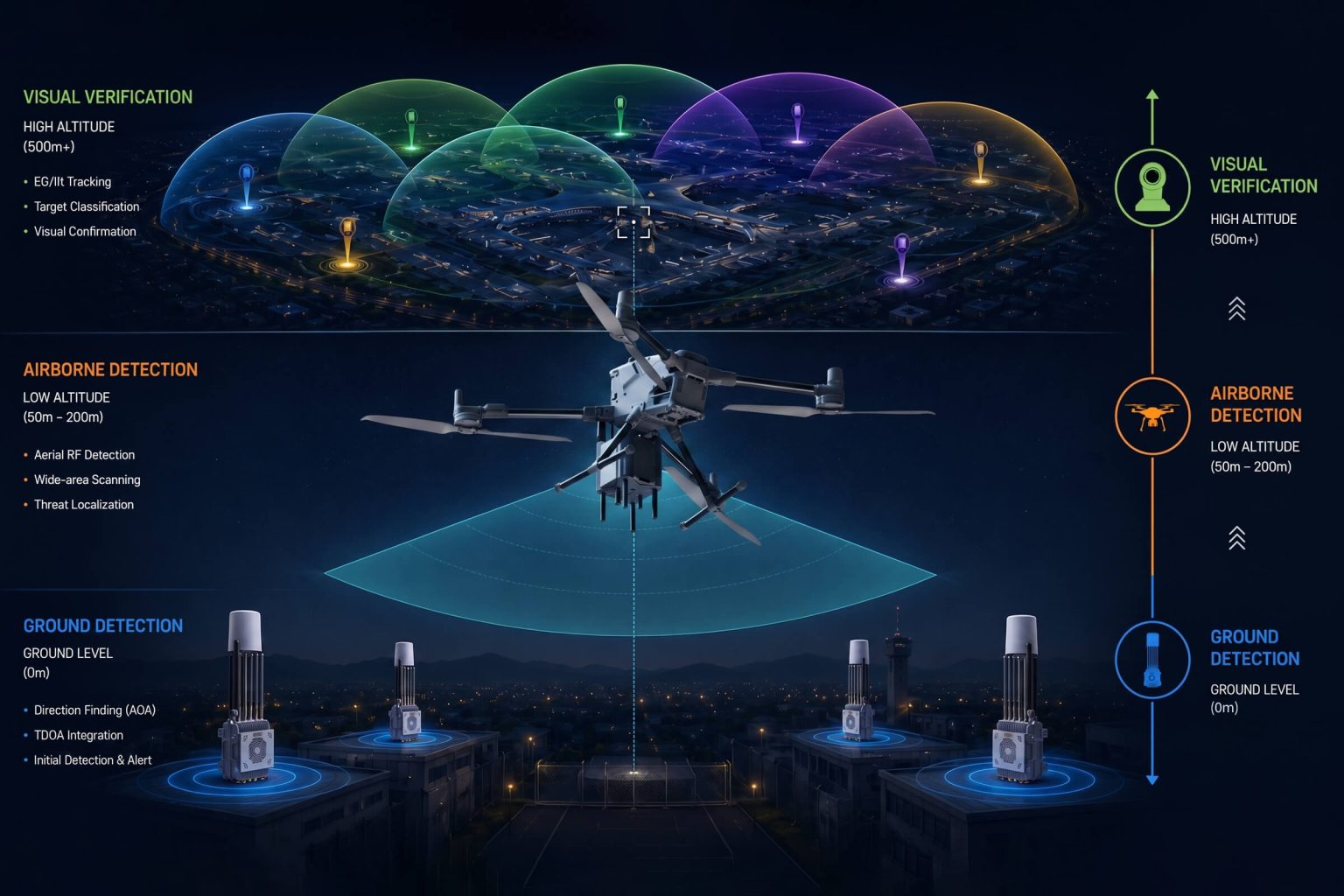 Airborne Drone Detection Is Here: Why Multi-Layer Defense Is Becoming the Standard