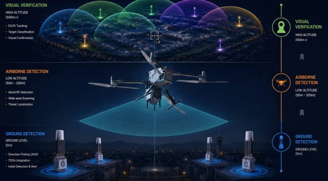 Airborne Drone Detection Is Here: Why Multi-Layer Defense Is Becoming the Standard