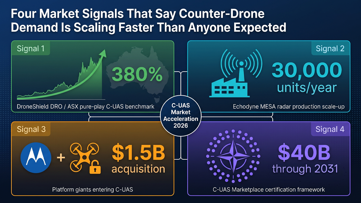 Four Signals the Counter-Drone Market Is Entering a Procurement Phase in 2026