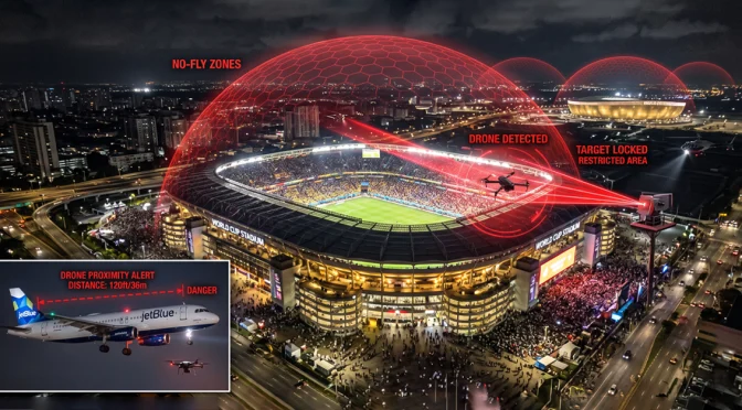 After the JetBlue Drone Strike: Inside the World Cup’s $250M C-UAS Deployment