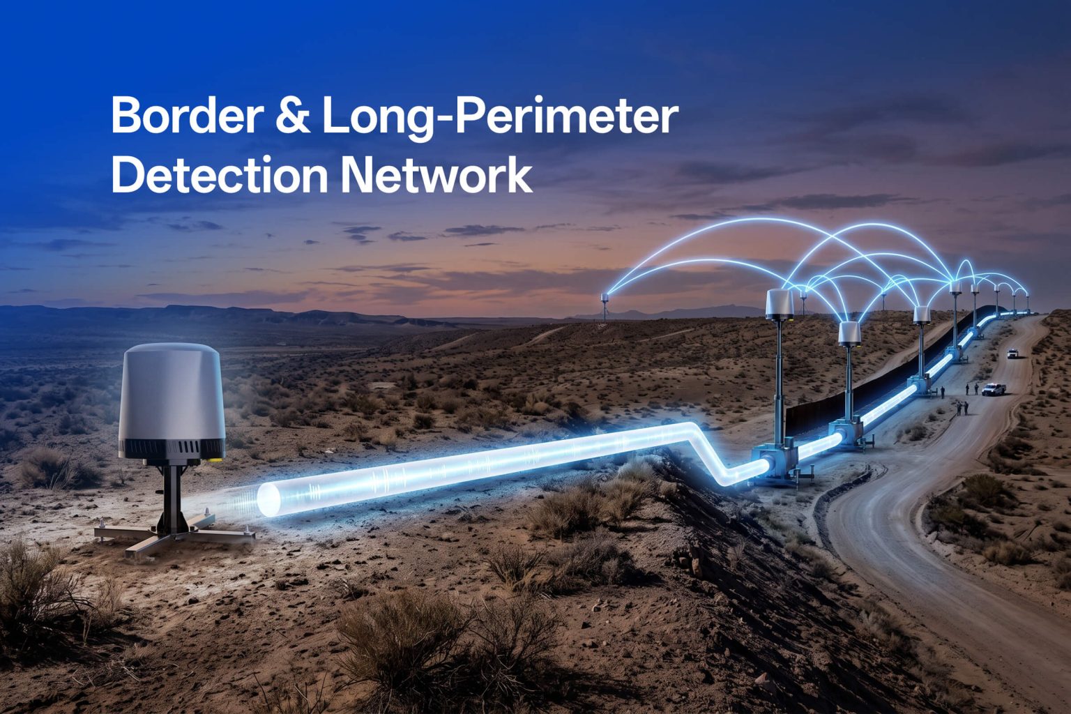 From Single Point to Network: Drone Detection for Borders and Long Perimeters