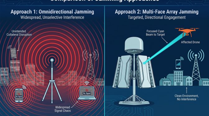 Directional vs Omnidirectional Drone Jamming: Why Precision Matters
