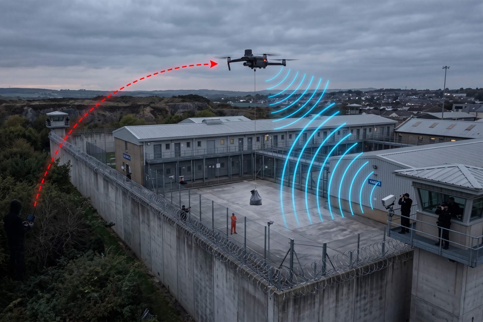 How Corrections Facilities Are Fighting Back Against Drone Smuggling