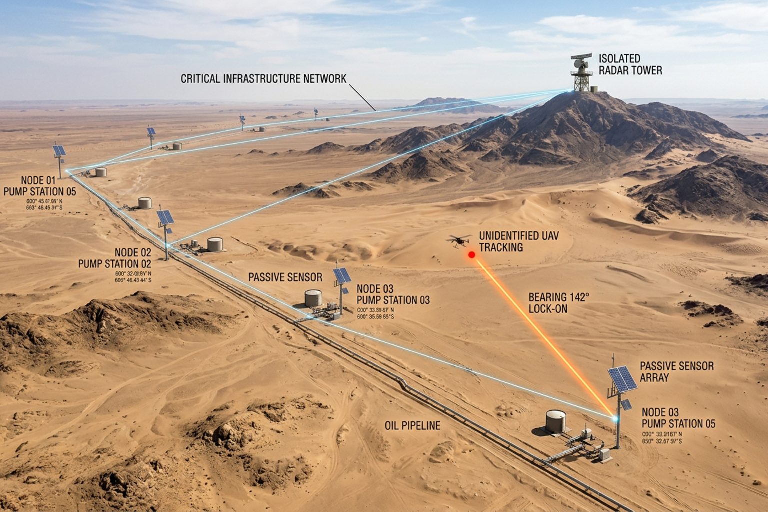 Defending the Nodes Nobody Watches: Drone Threats to Remote Infrastructure