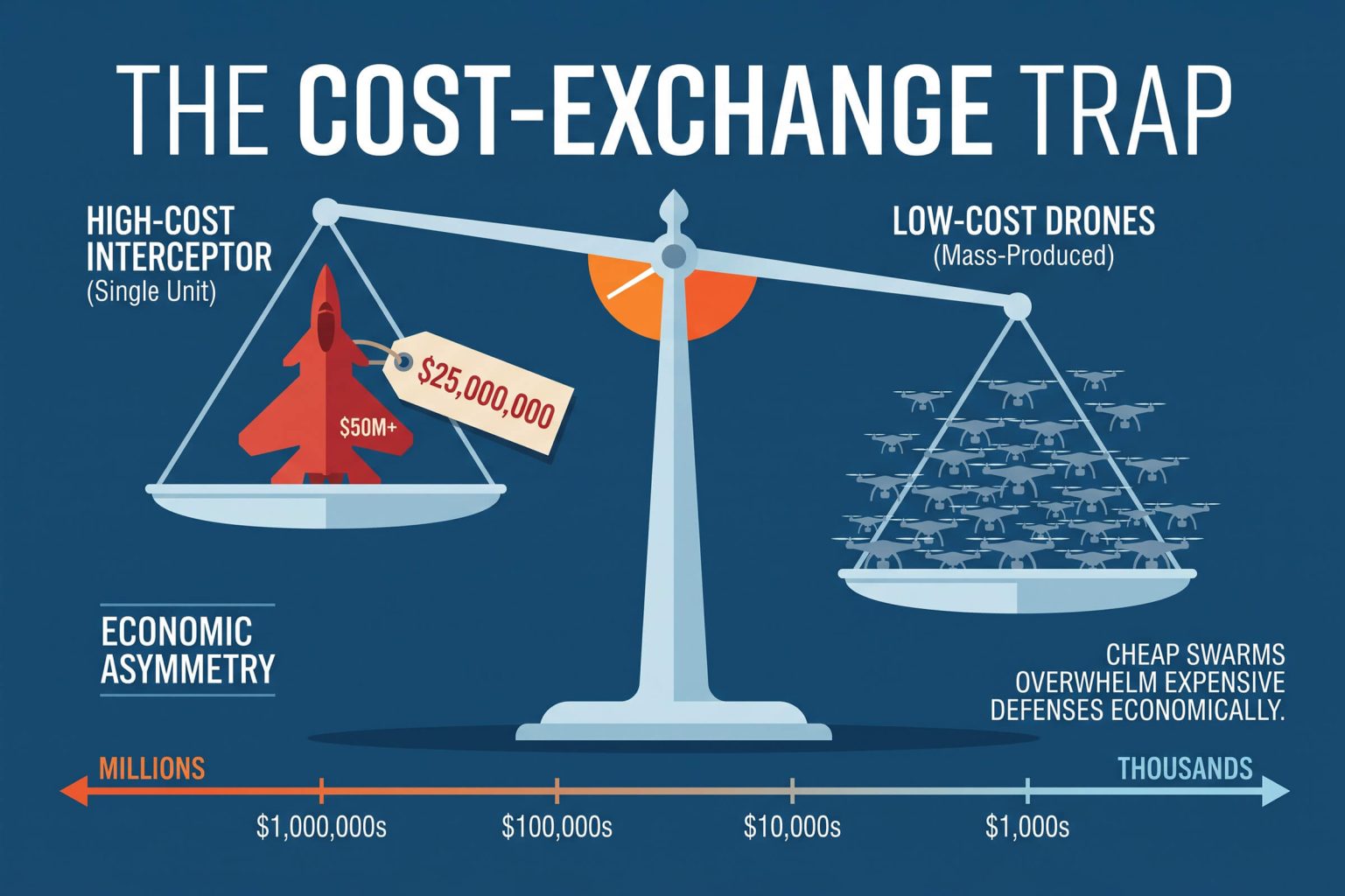 The Cost-Exchange Problem: Why Layered, Software-Defined Drone Defense Wins