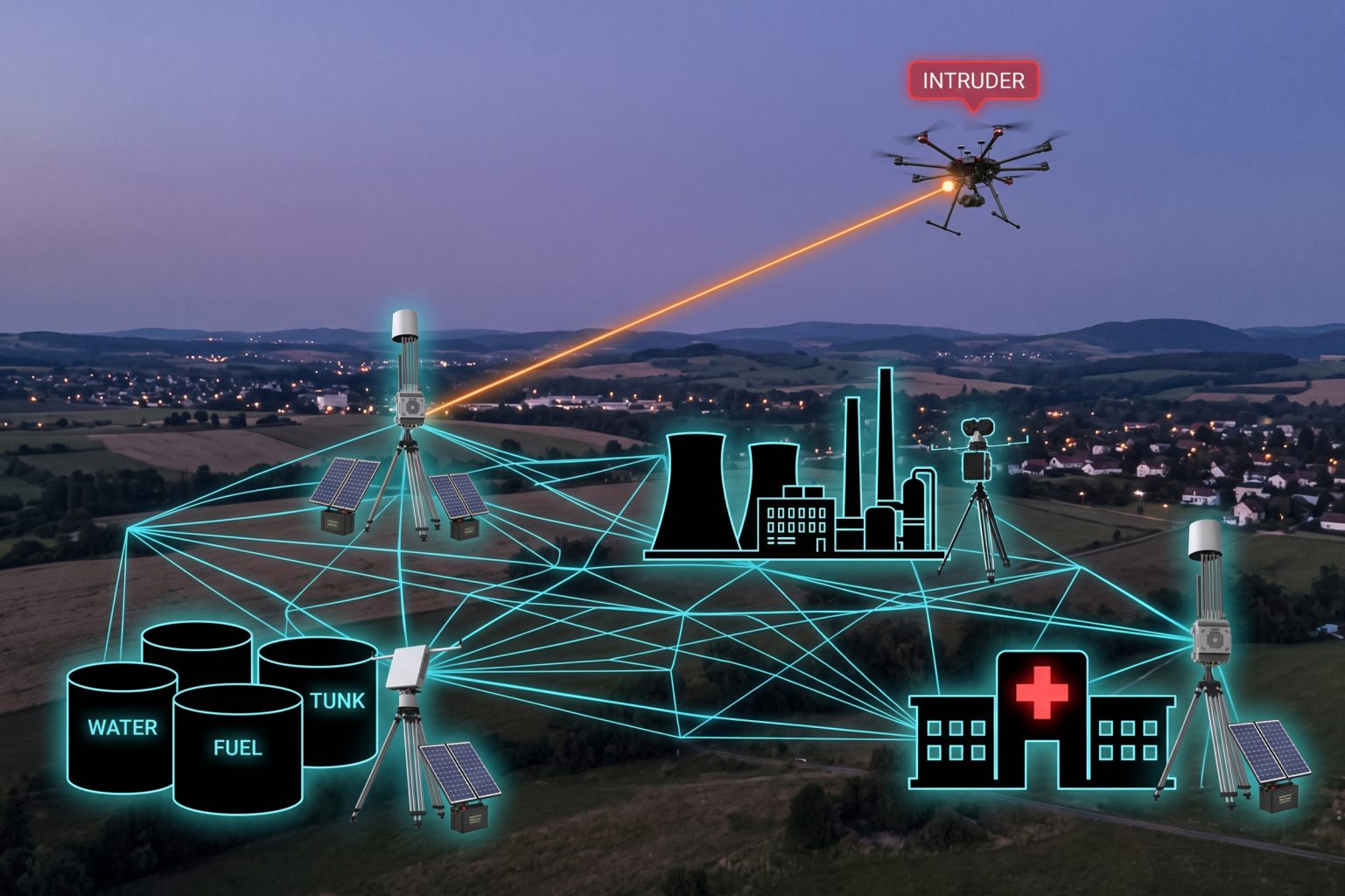 When Drones Reach the City: Protecting Civilian Infrastructure at Ground Level