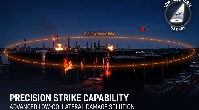 Drone Defense for Flammable Sites: Stopping Drones Without a Spark