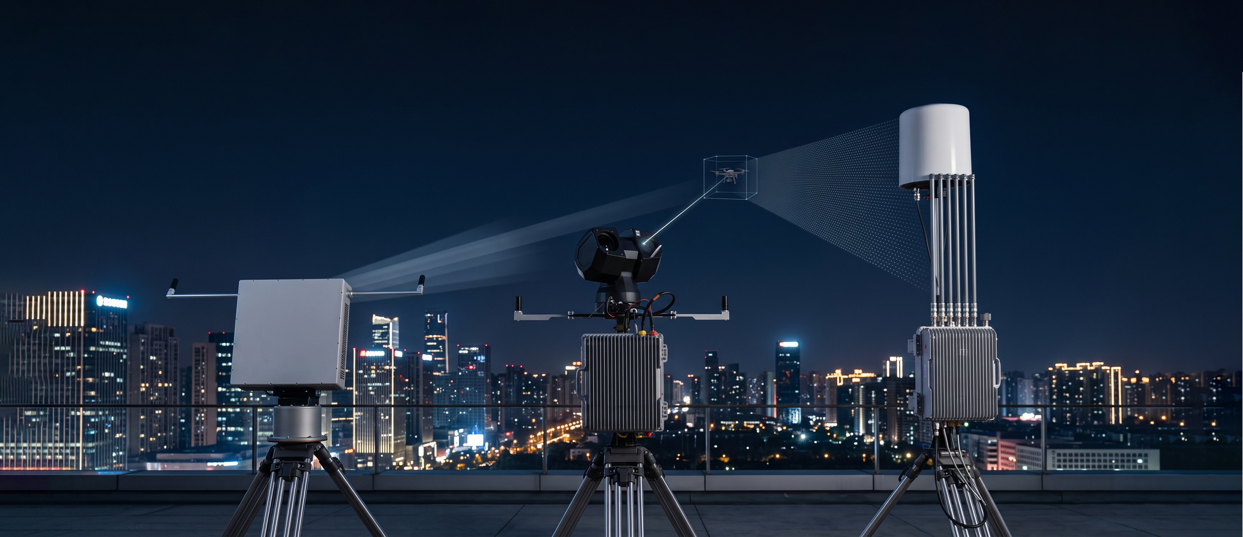 Multi-tech Fusion Drone Detection Solution
